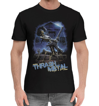 Мужская Хлопковая футболка Thrash metal