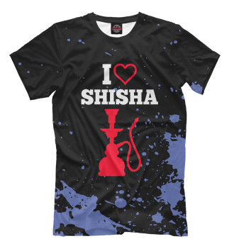 Мужская Футболка I Love Shisha