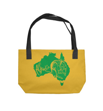 Пляжная сумка Австралия кенгуру