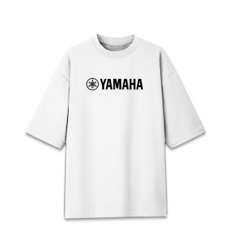 Женская Хлопковая футболка оверсайз Yamaha