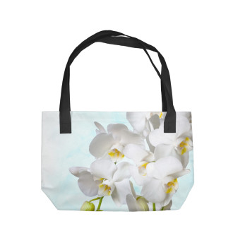 Пляжная сумка Белоснежная орхидея