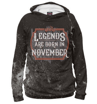 Худи для мальчиков Legends Are Born In November