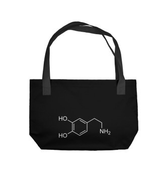 Пляжная сумка Химия Дофамин