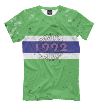 Мужская Футболка 1992 green