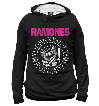 Женское Худи Ramones pink