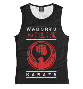 Майка для девочек Wadoryu Karate