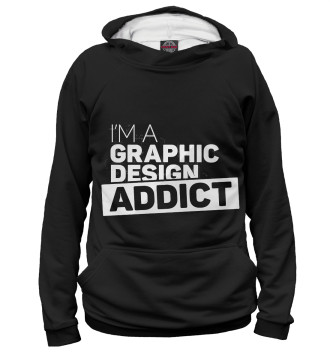 Худи для девочек Graphic design addict