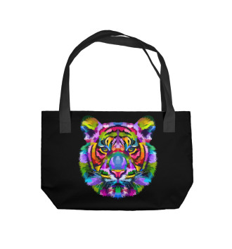 Пляжная сумка Rainbow tiger