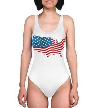 Женский Купальник-боди Флаг США
