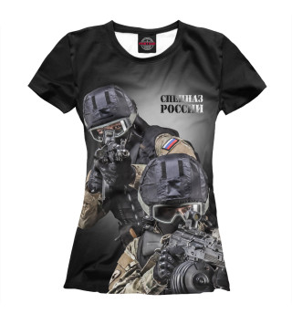 Женская футболка Спецназ России