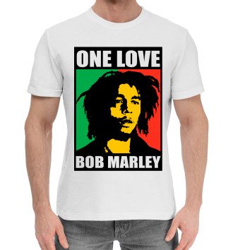 Мужская Хлопковая футболка Боб Марли