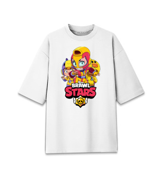 Женская Хлопковая футболка оверсайз Brawl Stars Max