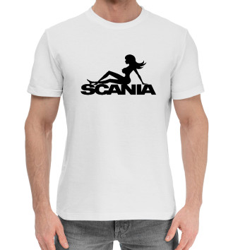 Мужская Хлопковая футболка SCANIA