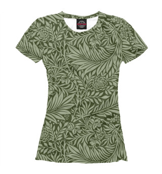 Женская футболка Flowers Green