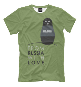 Мужская Футболка From Russia with love