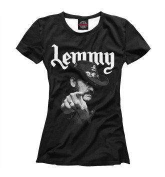Женская Футболка Lemmy