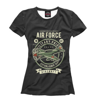 Женская Футболка Air force