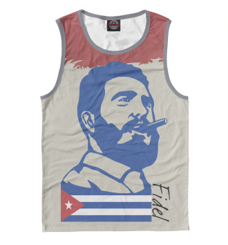 Мужская Майка Фидель Кастро - Куба