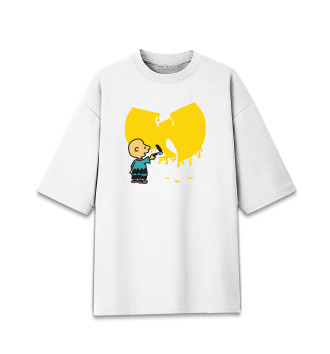 Женская Хлопковая футболка оверсайз Wu-Tang Graffiti