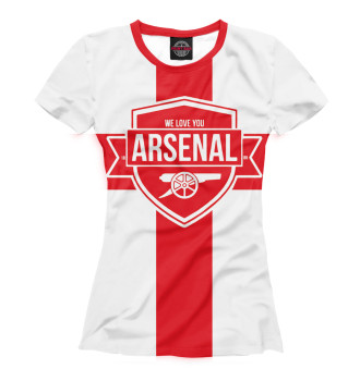 Женская Футболка Arsenal