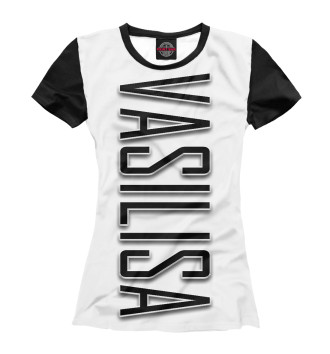 Женская Футболка Vasilisa-black