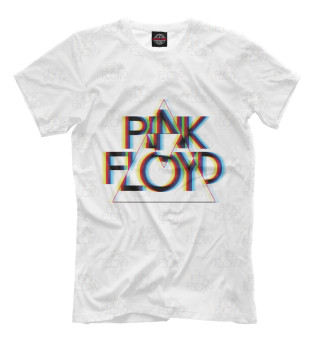 Мужская футболка Pink Floyd глитч