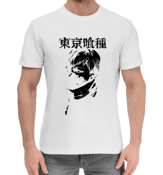 Мужская Хлопковая футболка Токийский гуль
