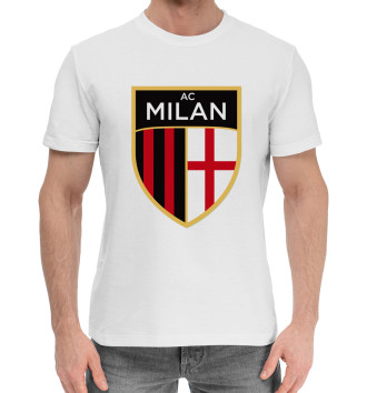 Мужская Хлопковая футболка AC Milan