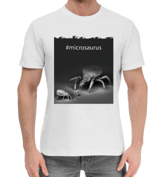 Мужская Хлопковая футболка Микрозавр