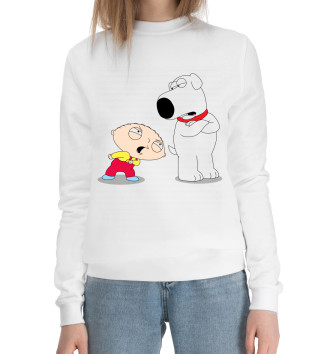 Женский Хлопковый свитшот Family Guy