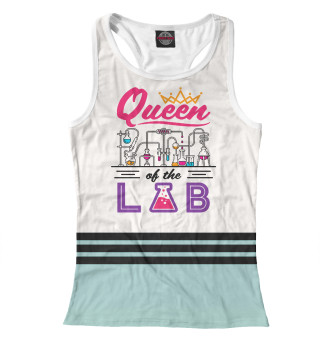 Женская майка-борцовка Queen of the Lab Laboratory