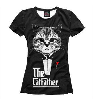 Женская футболка The CatFather