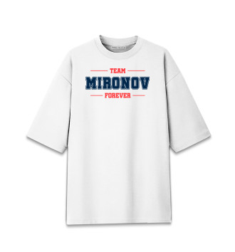 Женская Хлопковая футболка оверсайз Team Mironov