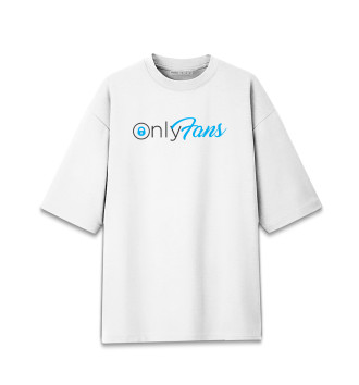 Мужская Хлопковая футболка оверсайз OnlyFans