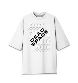 Мужская Хлопковая футболка оверсайз Dead Space - Hexagon