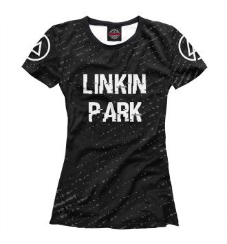 Женская Футболка Linkin Park Glitch Black