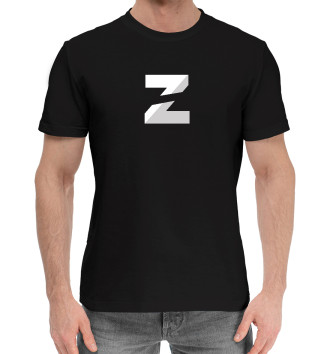 Мужская Хлопковая футболка Знак Z