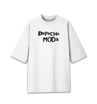 Женская Хлопковая футболка оверсайз Depeche mode
