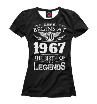 Футболка для девочек 1967 - рождение легенды
