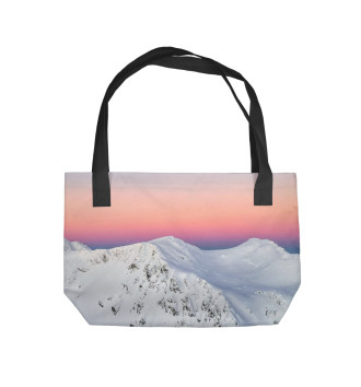 Пляжная сумка Заснеженные горы