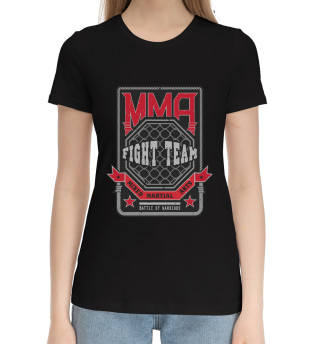 Женская хлопковая футболка MMA