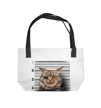 Пляжная сумка Плохой кот