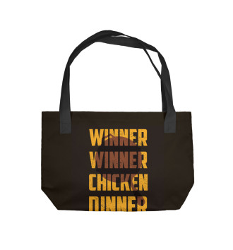 Пляжная сумка Winner winner chicken dinner