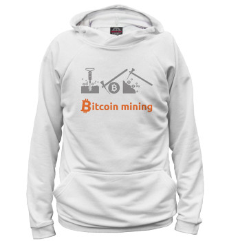 Худи для девочек Bitcoin Mining