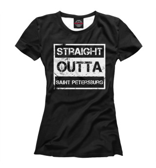 Женская футболка Санкт-Петербург