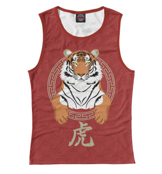 Женская Майка Китайский тигр
