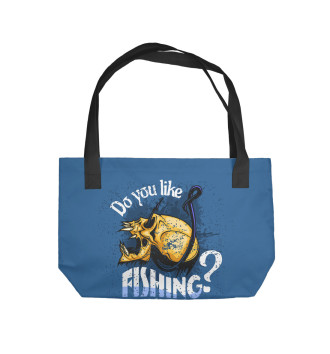 Пляжная сумка Fisherman - skull and hook