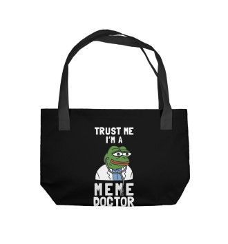 Пляжная сумка Trust Me I'm A Meme Doctor