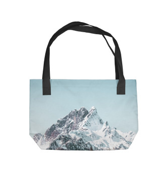 Пляжная сумка Снег в горах