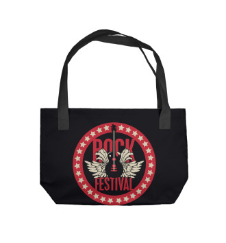 Пляжная сумка Рок-фестиваль